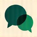Icona di una bolla di testo con logo WhatsApp, rappresentante la chat dal vivo e WhatsApp.