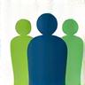Icona di un gruppo di persone con interazione sociale