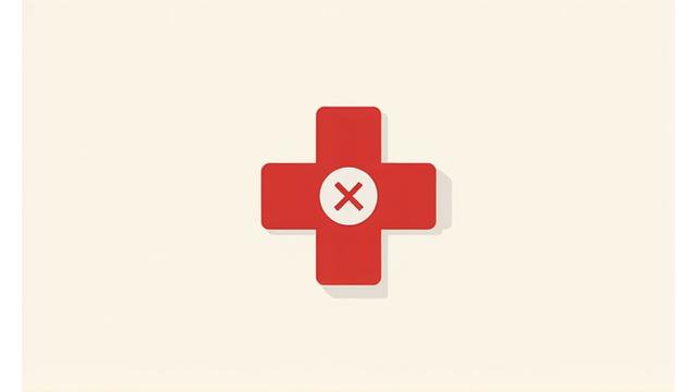 Simbolo medico con croce e foglia, con un'avvertenza di NON sostituire il consiglio professionale.