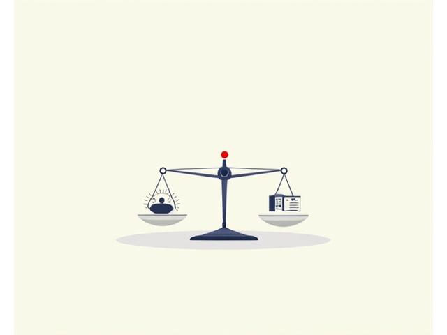Icona di una bilancia con un segno di spunta, che simboleggia equilibrio e giustizia nei diritti utente.